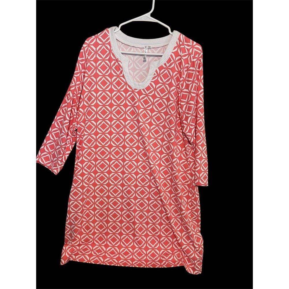 Lulu B Dress Woman’s XL 3/4 Sleeve V Neck Stretch  Color